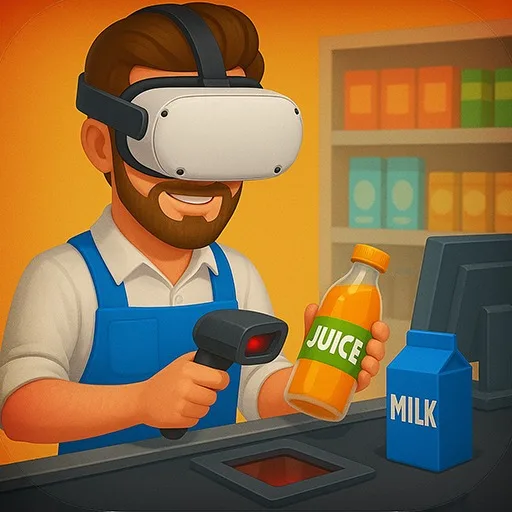 Supermarket VR – Store Manager Simulator cover artwork from the official Meta Store page