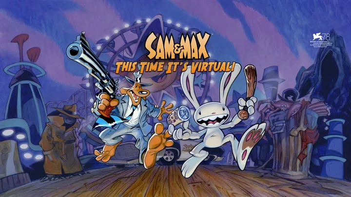 Sam and Max: This Time It's Virtual! cover artwork from the official Meta shop page