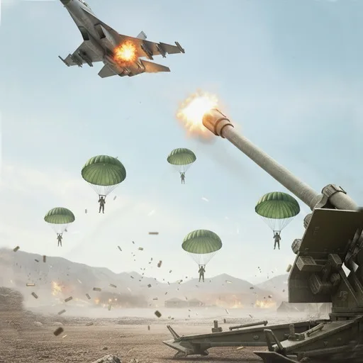 Paratrooper Hunt - VR Shooting Game cover artwork from the official Meta Store page
