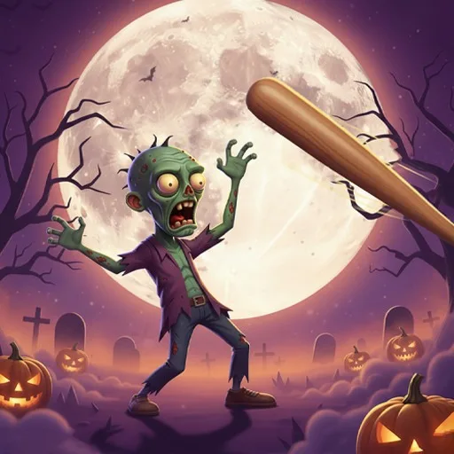Zombash VR - Halloween Fun Game cover artwork from the official Meta Store page