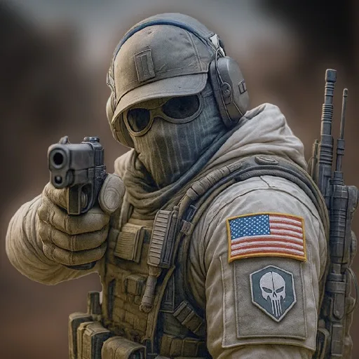 Commando Strike Ops : Gun Shooting VR cover artwork from the official Meta Store page