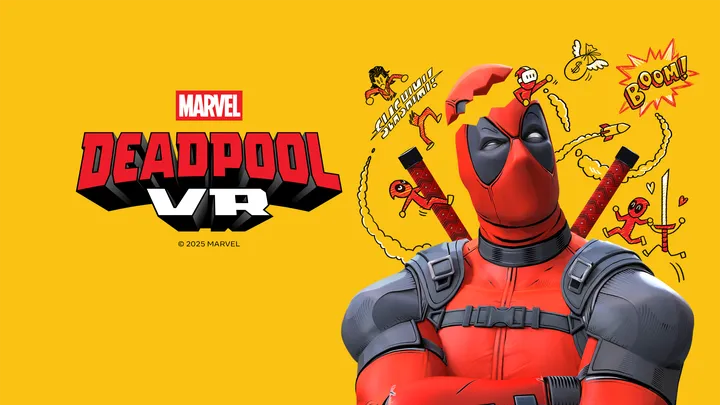 Marvel's Deadpool VR cover artwork from the official Meta shop page
