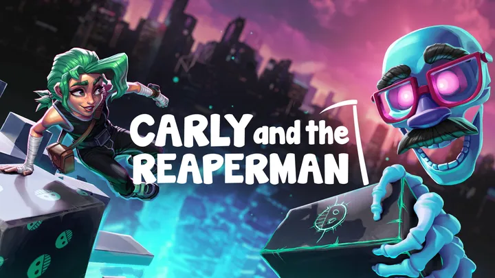 Carly and the Reaperman cover artwork from the official Meta shop page