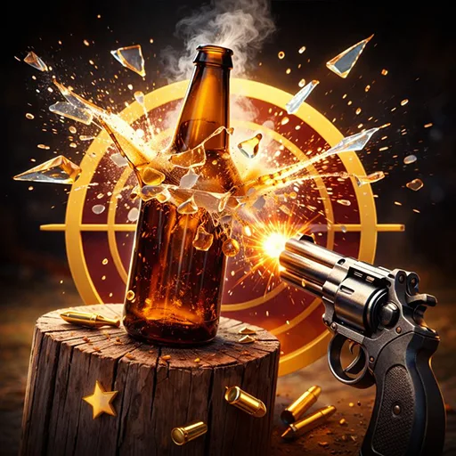 Bottle Blast VR - Bottle Shooting Game cover artwork from the official Meta Store page