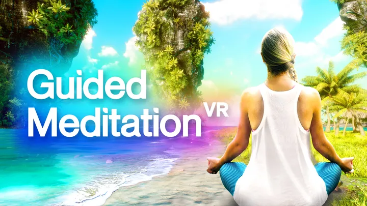 Guided Meditation VR cover artwork from the official Meta shop page