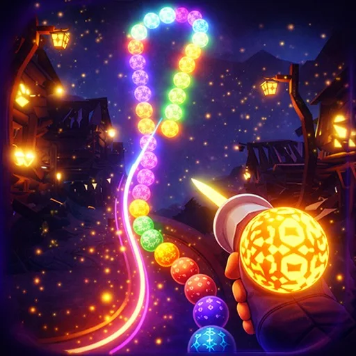 Neon Ball Blast: Shooting Game cover artwork from the official Meta Store page