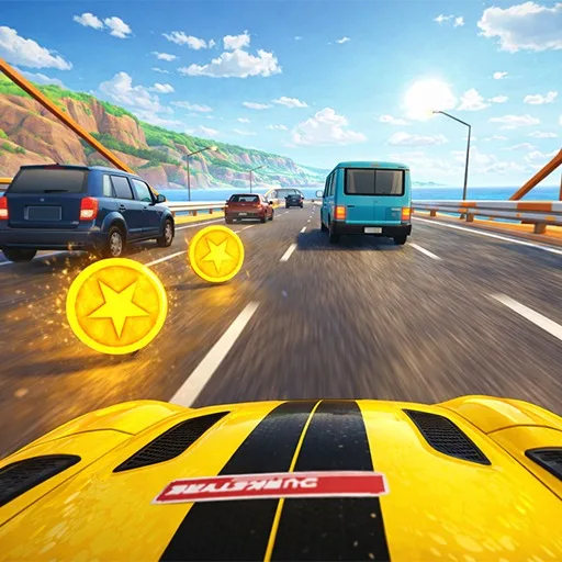 VR Traffic Rush : Highway Racer cover artwork from the official Meta Store page