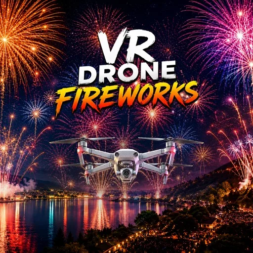 Epic VR Drone Flight Through Fireworks cover artwork from the official Meta Store page