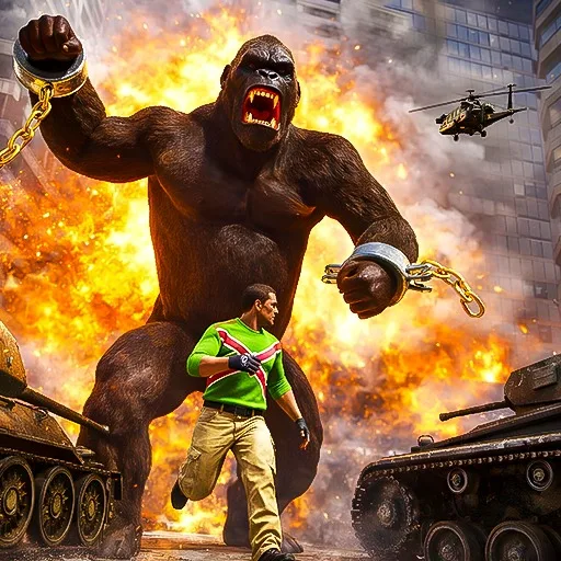 Angry Gorilla Attack VR Jungle Escape cover artwork from the official Meta Store page