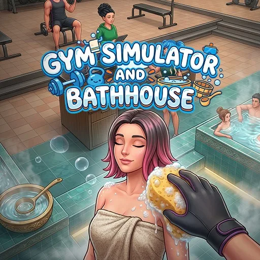 Gym Simulator and Bathhouse cover artwork from the official Meta Store page