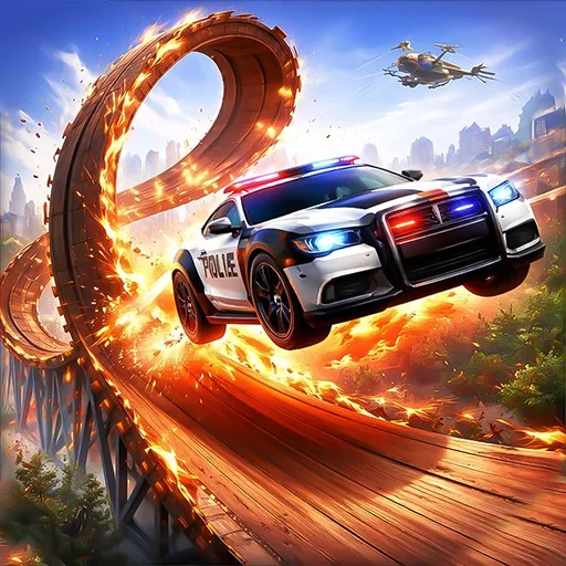 Cop Drive: Extreme Car Stunt cover artwork from the official Meta Store page