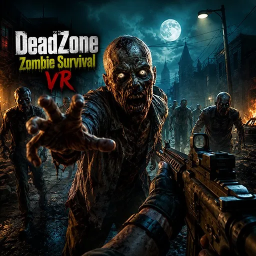 DeadZone Zombie Survival VR cover artwork from the official Meta Store page