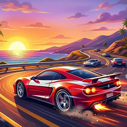 Horizon Chase: Car Racing Game cover artwork from the official Meta Store page