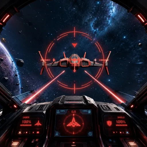Galactic Fury - VR Space War cover artwork from the official Meta Store page