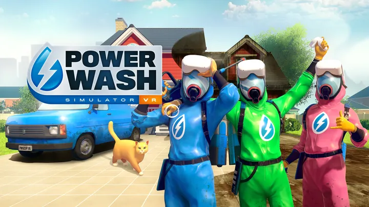 PowerWash Simulator VR cover artwork from the official Meta shop page