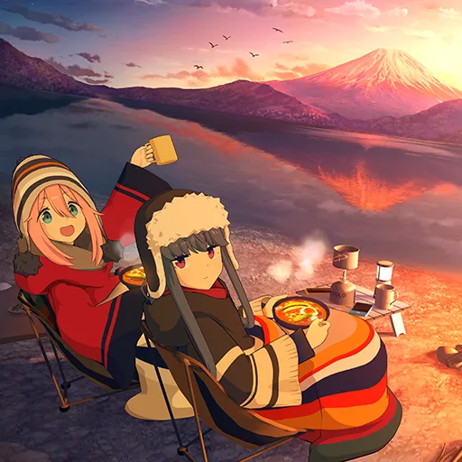 Laid-Back Camp - Virtual - Lake Motosu cover artwork from the official Meta Store page