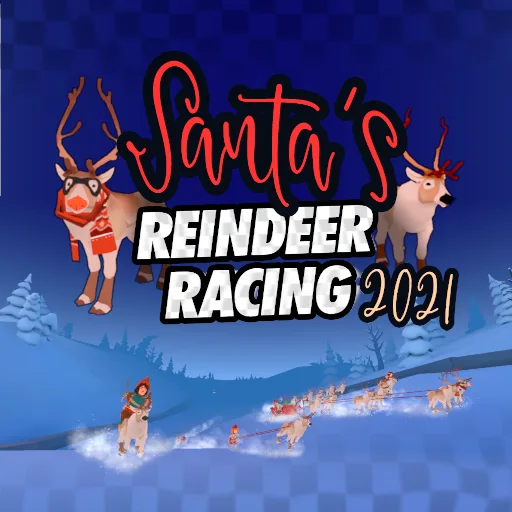 Santa's Reindeer Racing 2021 cover artwork from the official Meta Store page