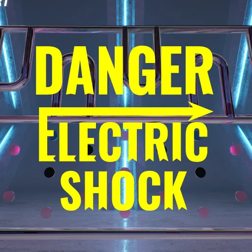 DANGER: ELECTRIC SHOCK cover artwork from the official Meta Store page