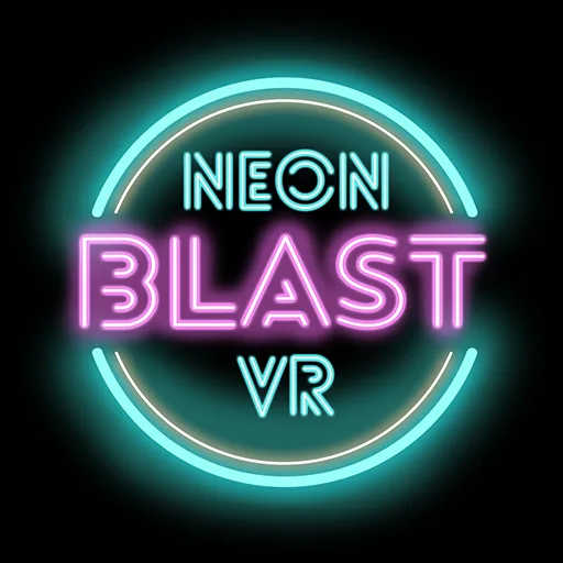 Neon Blast VR cover artwork from the official Meta Store page