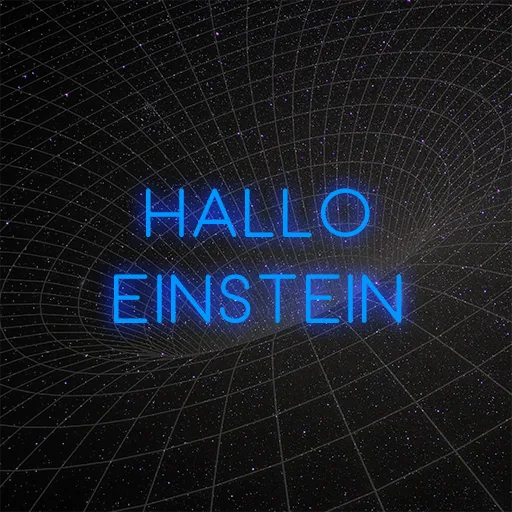 HALLO EINSTEIN cover artwork from the official Meta Store page