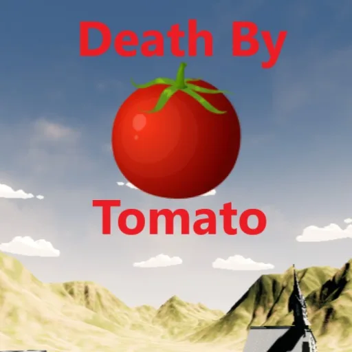 Death By Tomato cover artwork from the official Meta Store page