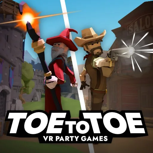 Toe To Toe Party Games cover artwork from the official Meta Store page