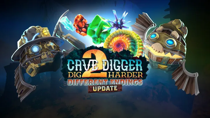 Cave Digger 2 Dig Harder cover artwork from the official Meta shop page