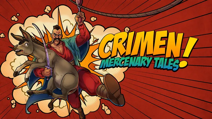 Crimen - Mercenary Tales cover artwork from the official Meta shop page