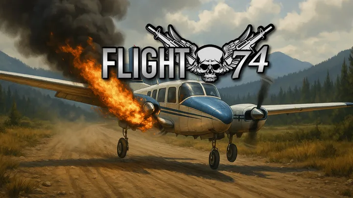 Flight 74 cover artwork from the official Meta shop page