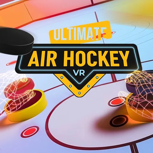 Ultimate Air Hockey VR cover artwork from the official Meta Store page