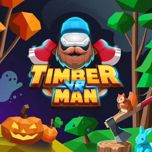 Timberman VR cover artwork from the official Meta Store page