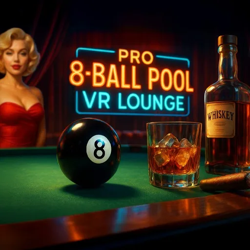 8-Ball Pool VR: Online Lounge cover artwork from the official Meta Store page