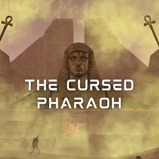 The Cursed Pharaoh cover artwork from the official Meta Store page