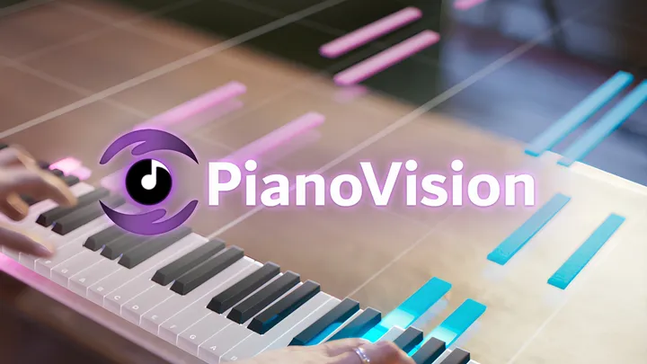 PianoVision cover artwork from the official Meta shop page