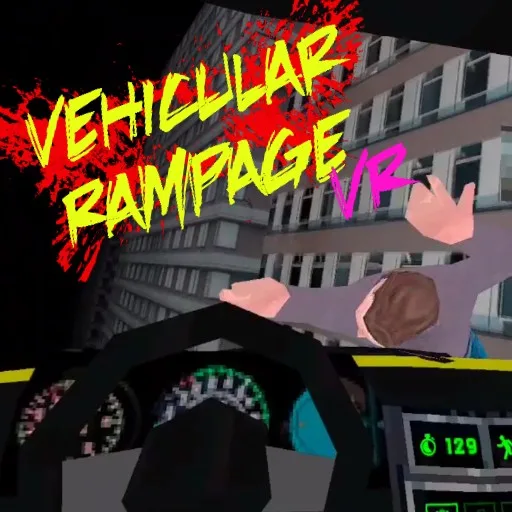 Vehicular Rampage cover artwork from the official Meta Store page