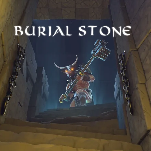 Burial Stone cover artwork from the official Meta Store page