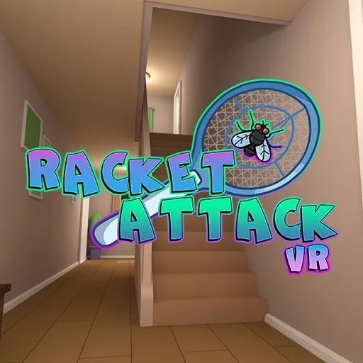 Racket Attack VR: Fly Hunter cover artwork from the official Meta Store page