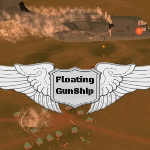 Floating GunShip cover artwork from the official Meta Store page