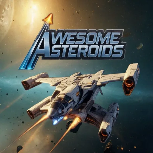 Awesome Asteroids cover artwork from the official Meta Store page