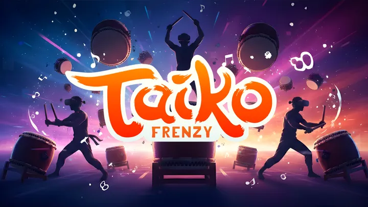 Taiko Frenzy cover artwork from the official Meta shop page