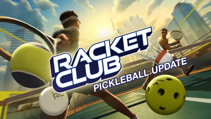 Racket Club cover artwork from the official Meta shop page