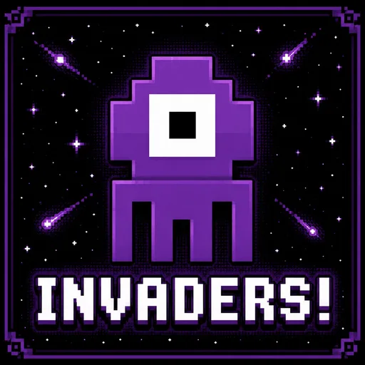 Invaders! cover artwork from the official Meta Store page