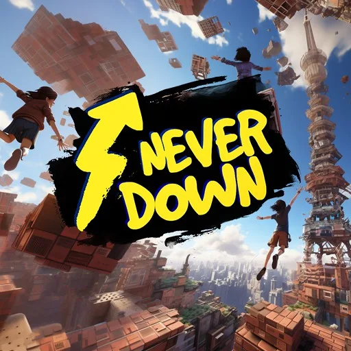 Never Down - Only Up cover artwork from the official Meta Store page