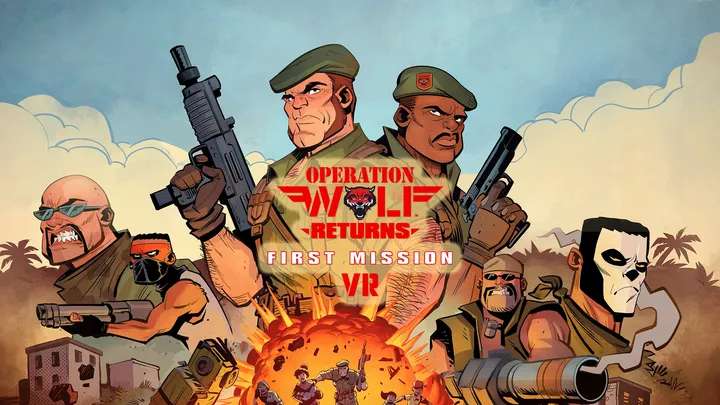 Operation Wolf Returns: First Mission VR cover artwork from the official Meta shop page