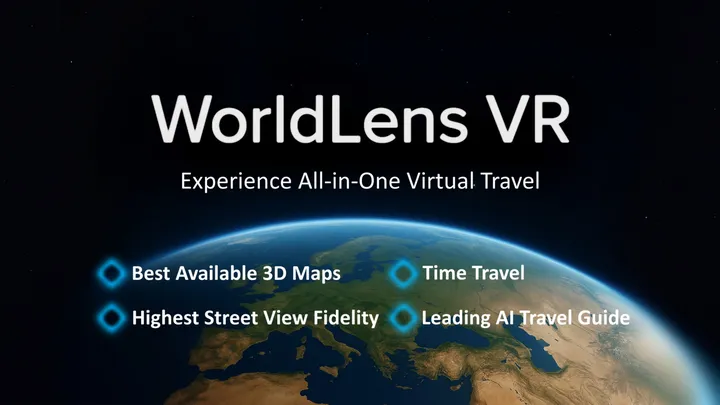 WorldLens: All-in-One Virtual Travel cover artwork from the official Meta shop page