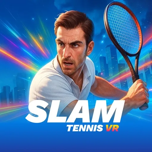Slam Tennis VR cover artwork from the official Meta Store page