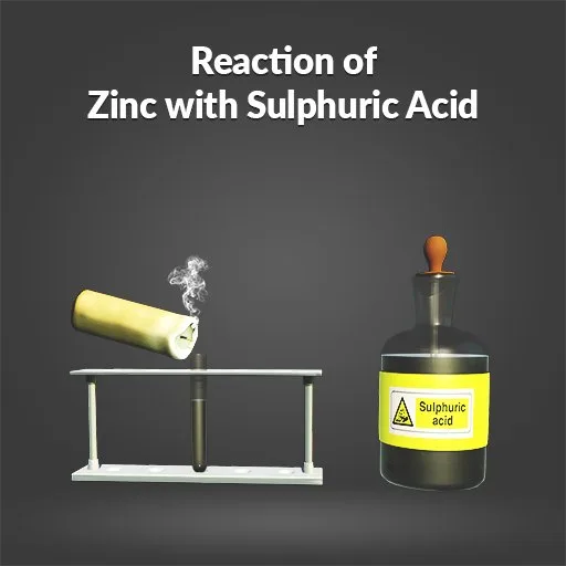 Reaction of Zinc with Sulfuric Acid cover artwork from the official Meta Store page
