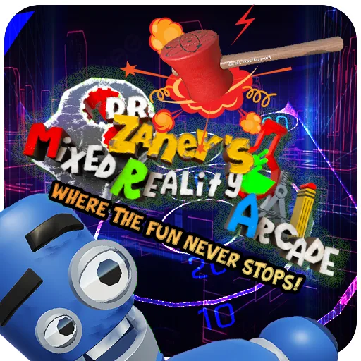 Dr Zaney's Mixed Reality Arcade cover artwork from the official Meta Store page