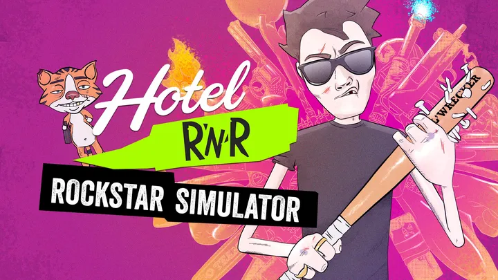 Hotel R'n'R - Rockstar Simulator cover artwork from the official Meta shop page
