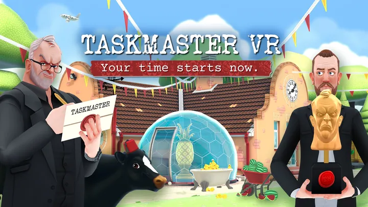 Taskmaster VR cover artwork from the official Meta shop page